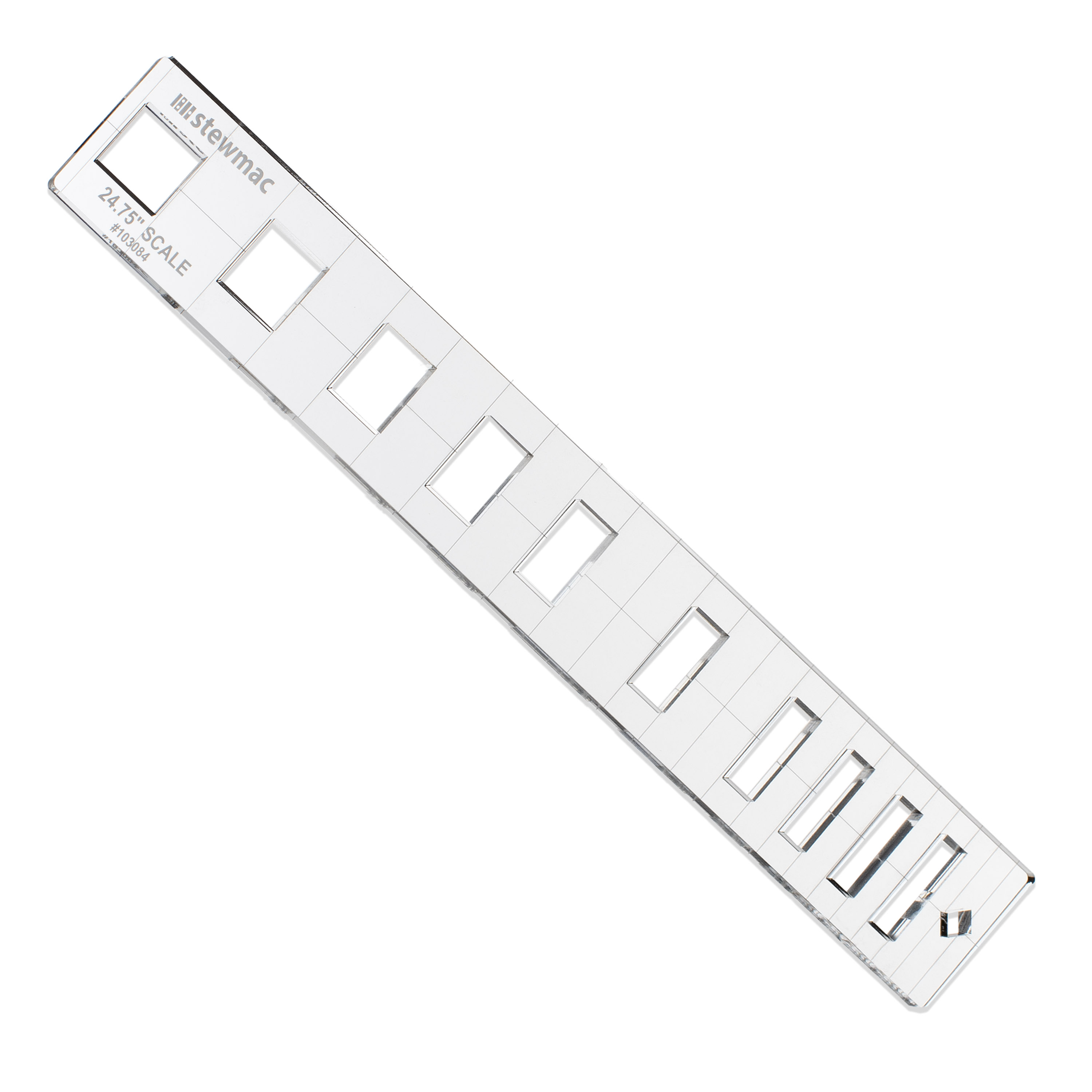 StewMac Griffbrett-Griffbretteinlage-Vorlage, benutzerdefiniert, 24,75