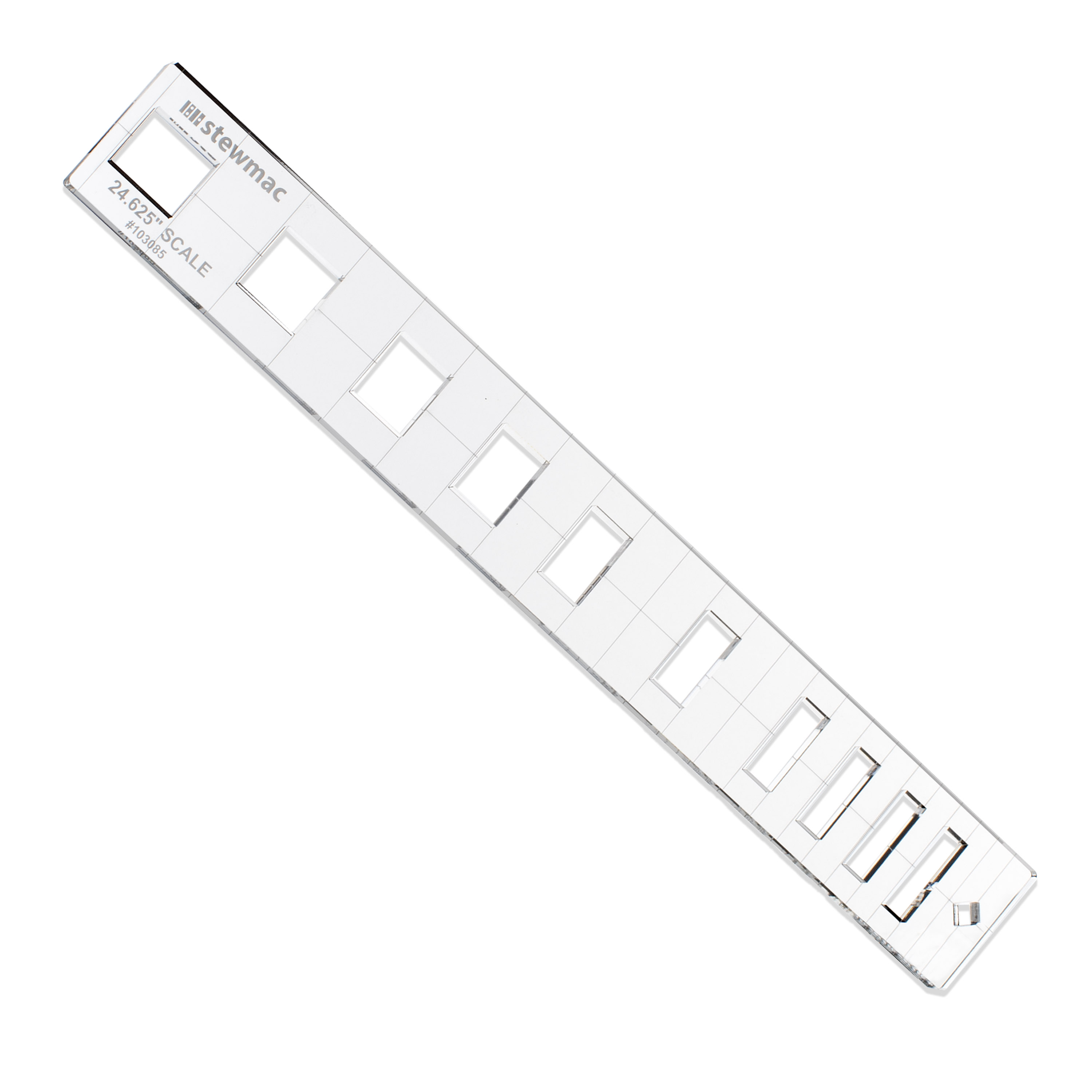 StewMac Griffbrett-Griffbretteinlage-Vorlage, benutzerdefiniert, 24,625