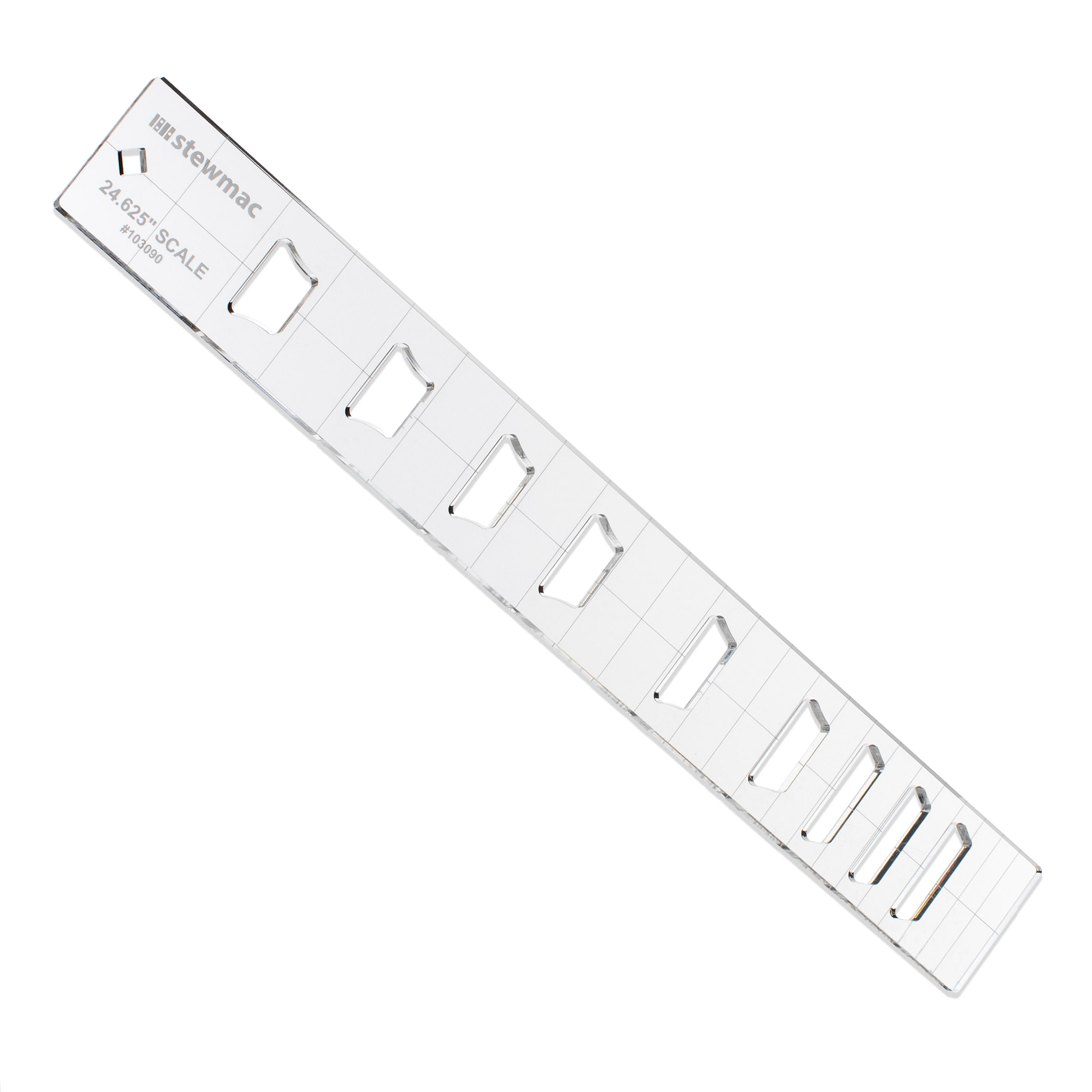 StewMac Fingerboard Inlay Template, Crown, 24.625" Scale