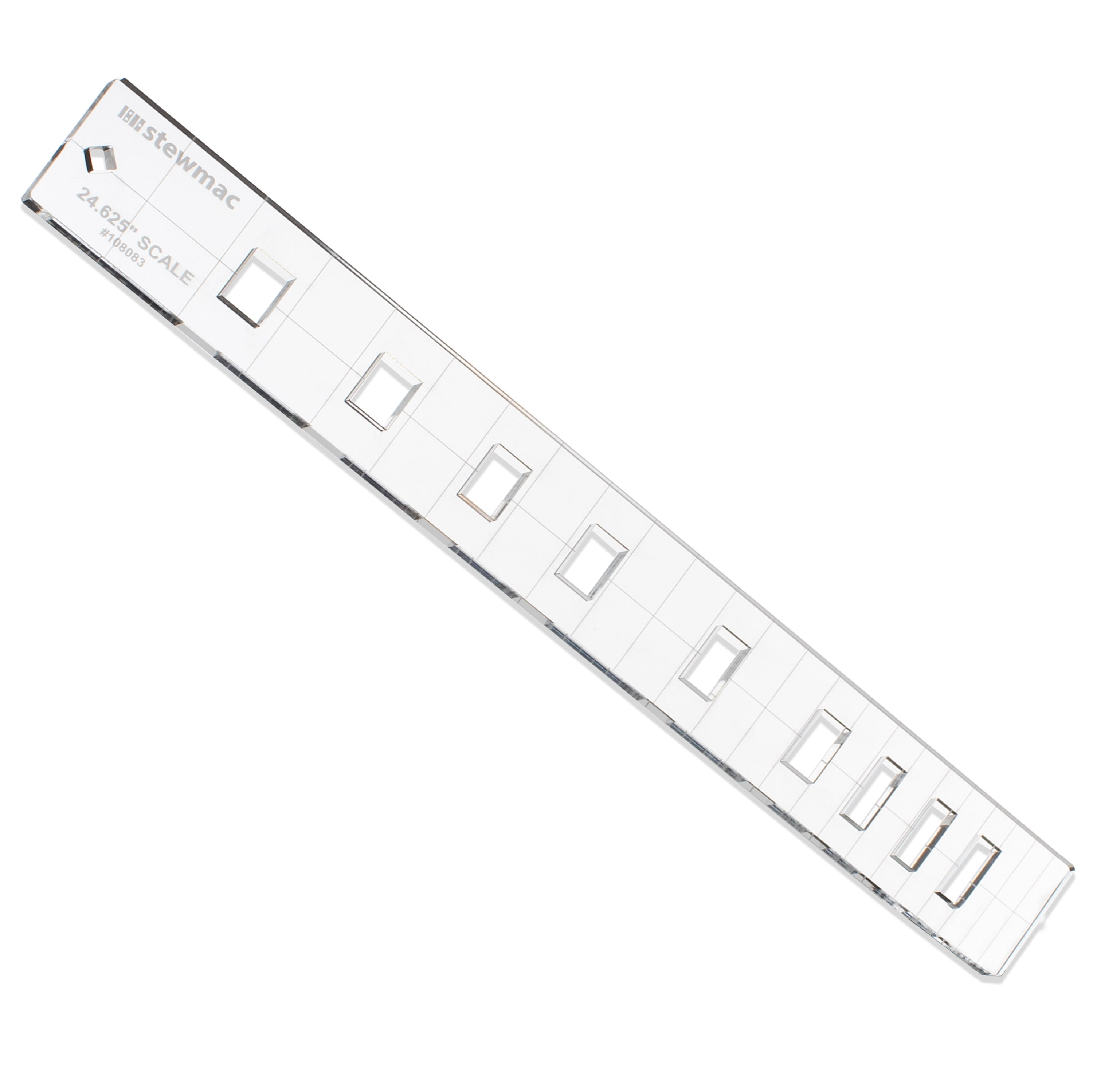 StewMac Fingerboard Inlay Template, Small Block, 24.625" Scale