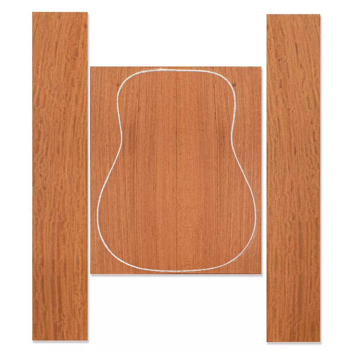 Bubinga Set mit Rückseite und Seite Bubinga Set mit Rückseite und Seite