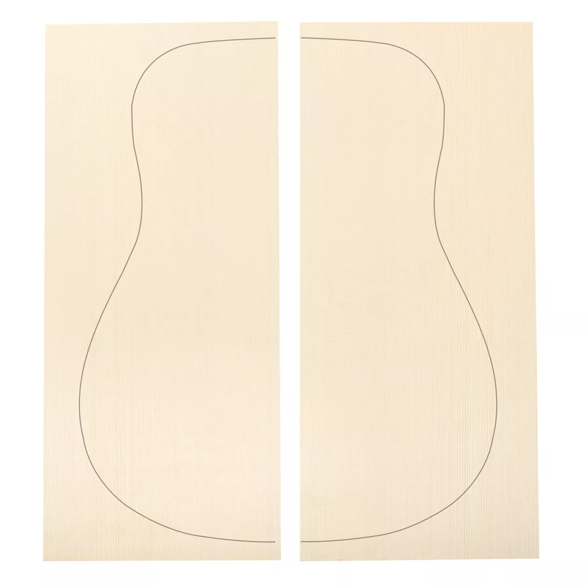 Resonanzboden aus europäischer Fichte für Dreadnought-Gitarre Resonanzboden aus europäischer Fichte für Dreadnought-Gitarre