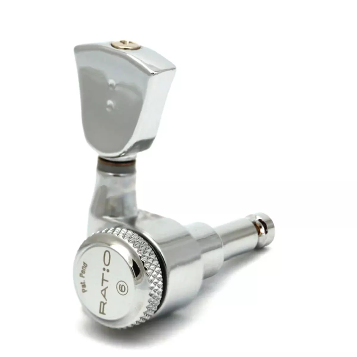 „Graph Tech Ratio Electric Locking 3+3“-Stimmmechaniken mit Vintage-Flügeln „Graph Tech Ratio Electric Locking 3+3“-Stimmmechaniken mit Vintage-Flügeln