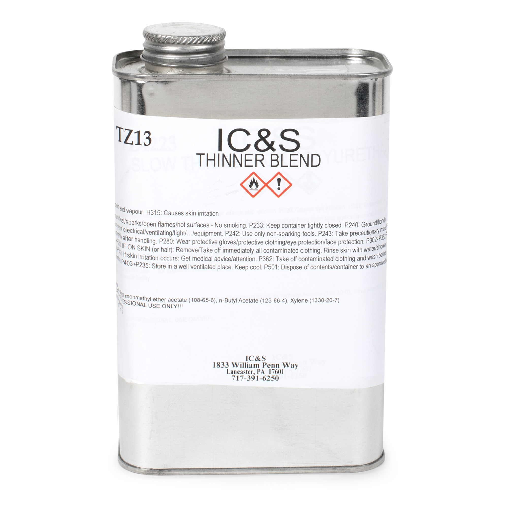 Ilva Polyurethane Finishes and Solvents, IC&S Thinner Blend