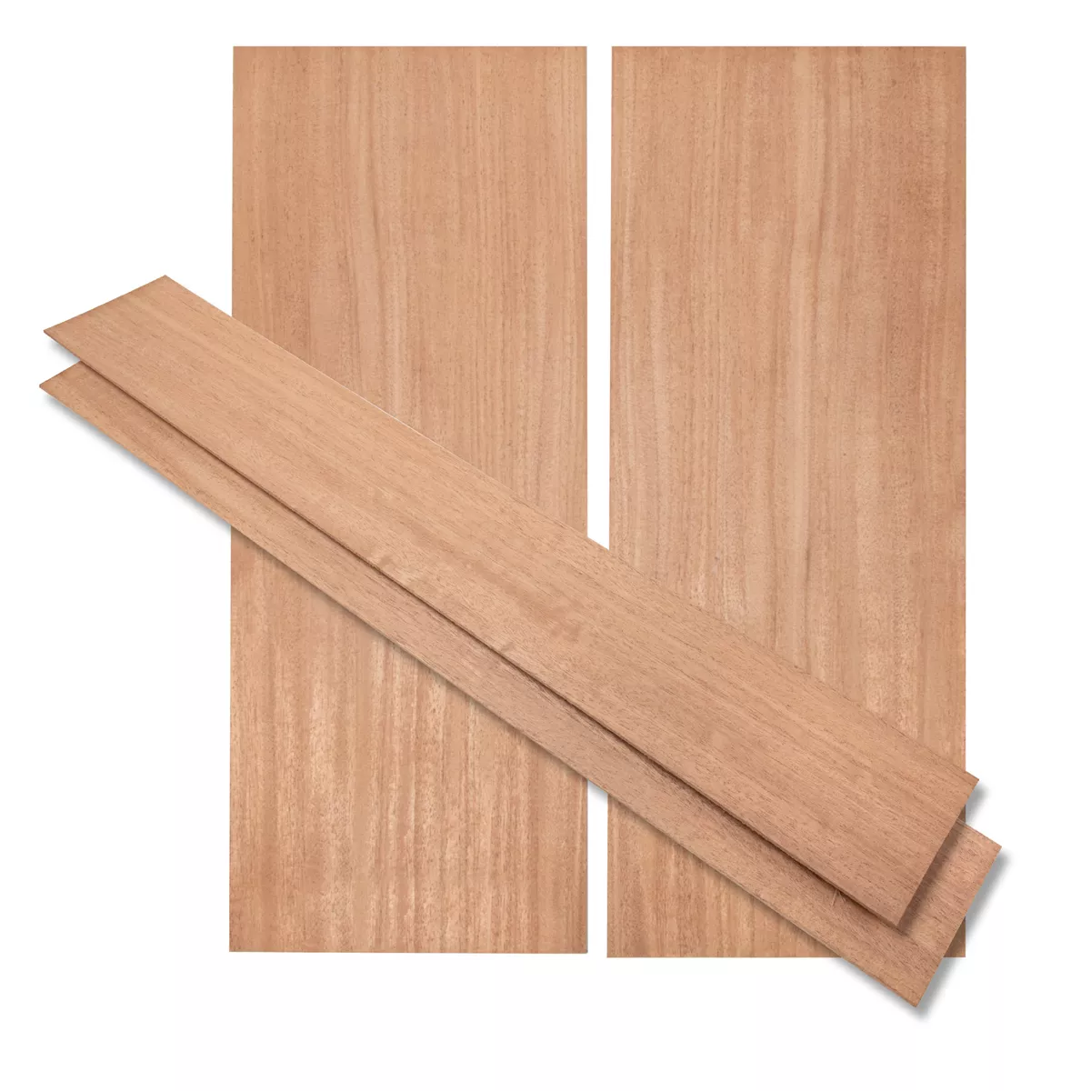 African Mahogany Rücken- und Seiten-Set für Dreadnought Guitar African Mahogany Rücken- und Seiten-Set für Dreadnought Guitar