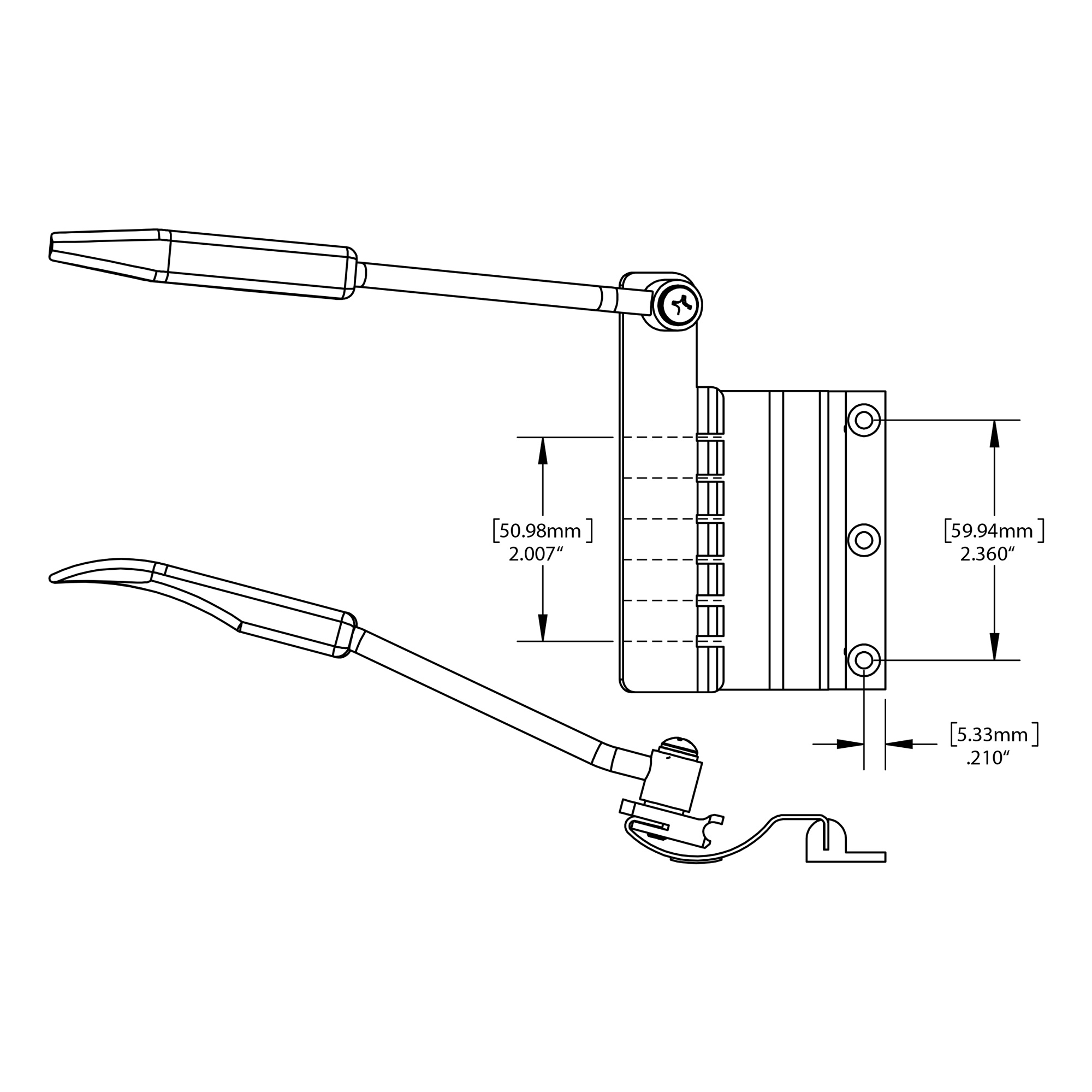 StewMac Short Vibrola für Gibson® StewMac Short Vibrola für Gibson®