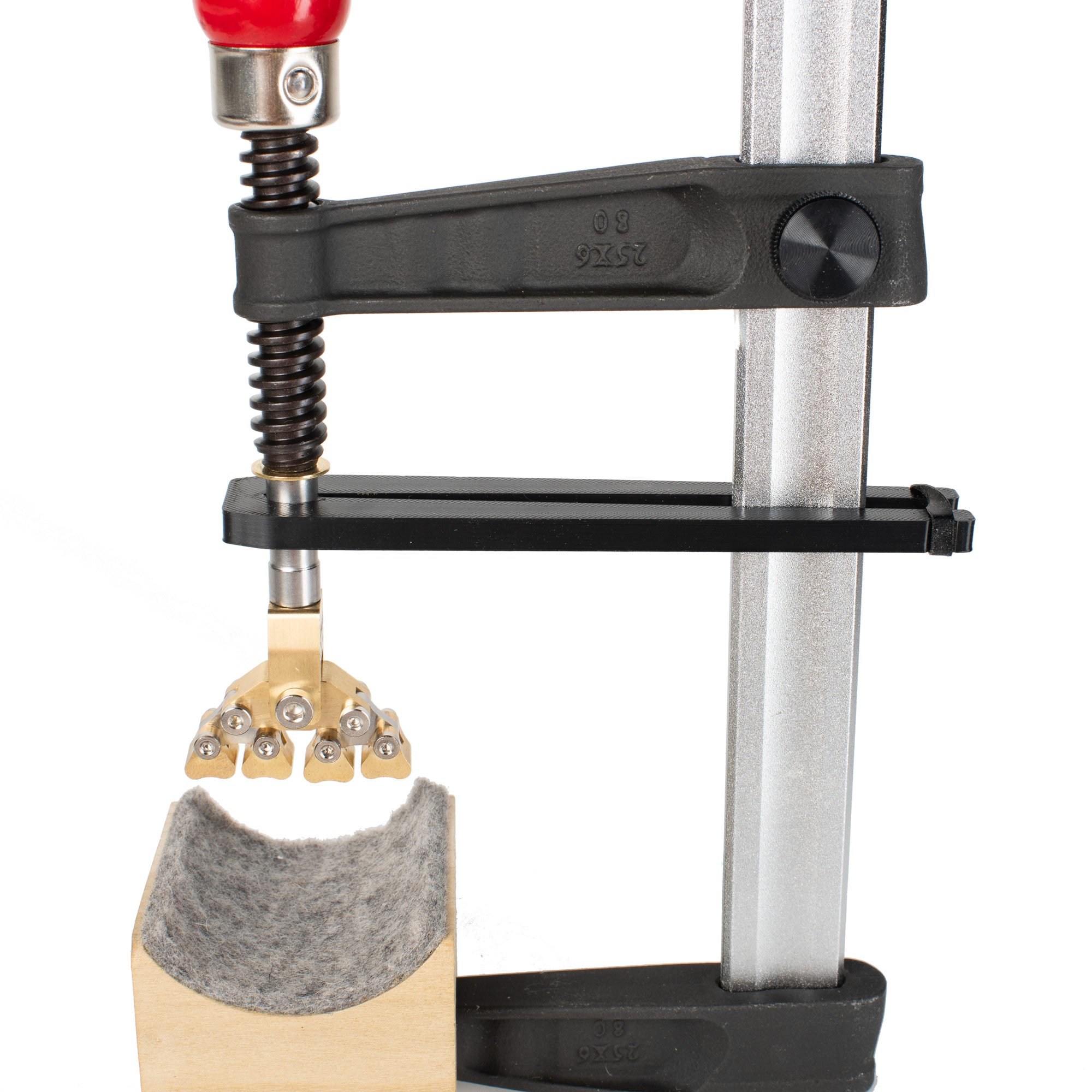 „J Edwards Fractal Fret Press“-Bundierpresse „J Edwards Fractal Fret Press“-Bundierpresse