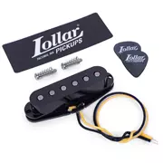Lollar Pickups für Strat – Exklusiv für StewMac, mittlere Position, schwarze Abdeckung