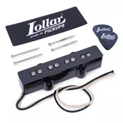 Lollar Pickups für Jazz Bass – Exklusiv für StewMac, Hals, schwarze Abdeckung