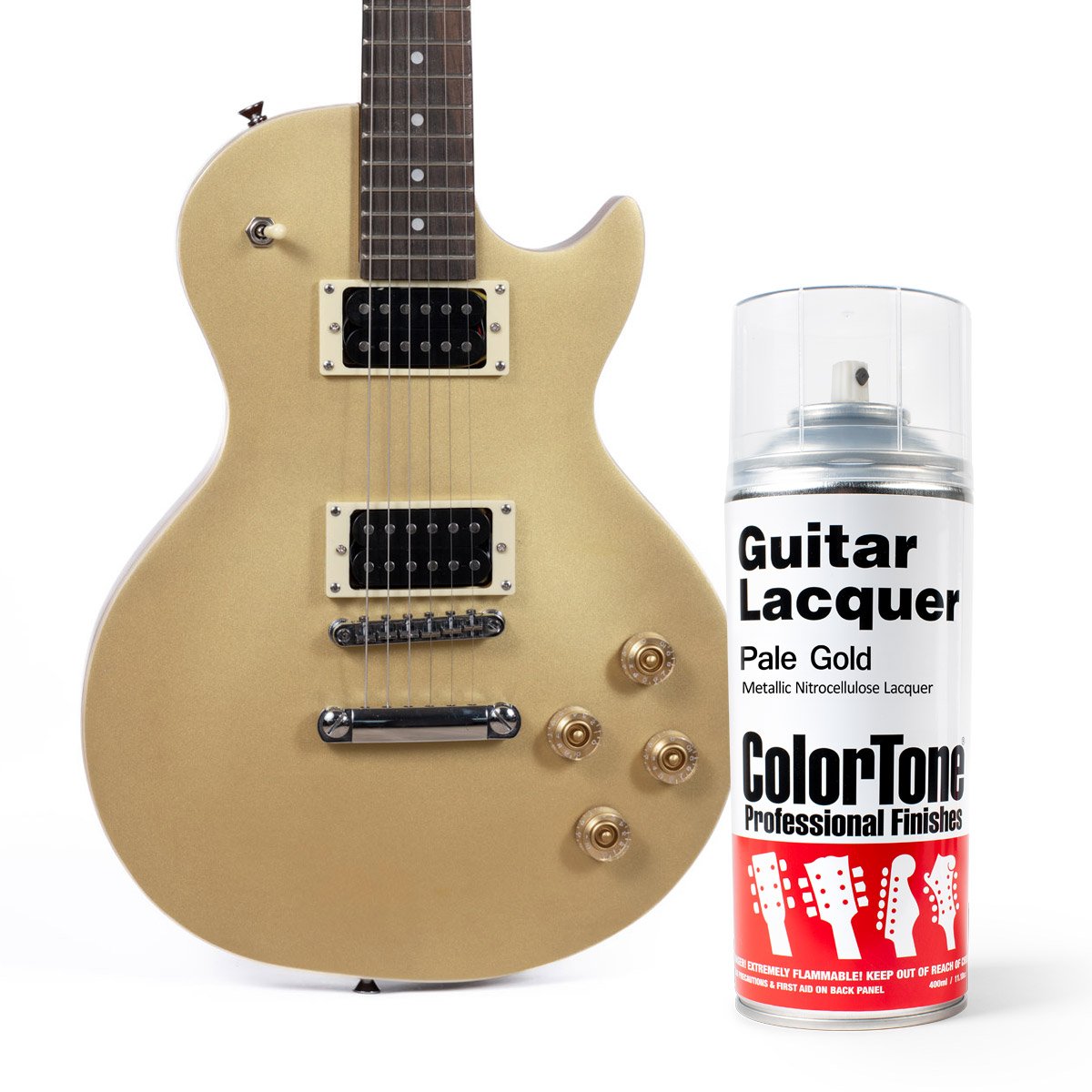 ColorTone-Sprühlack für Gitarren, Pale Gold