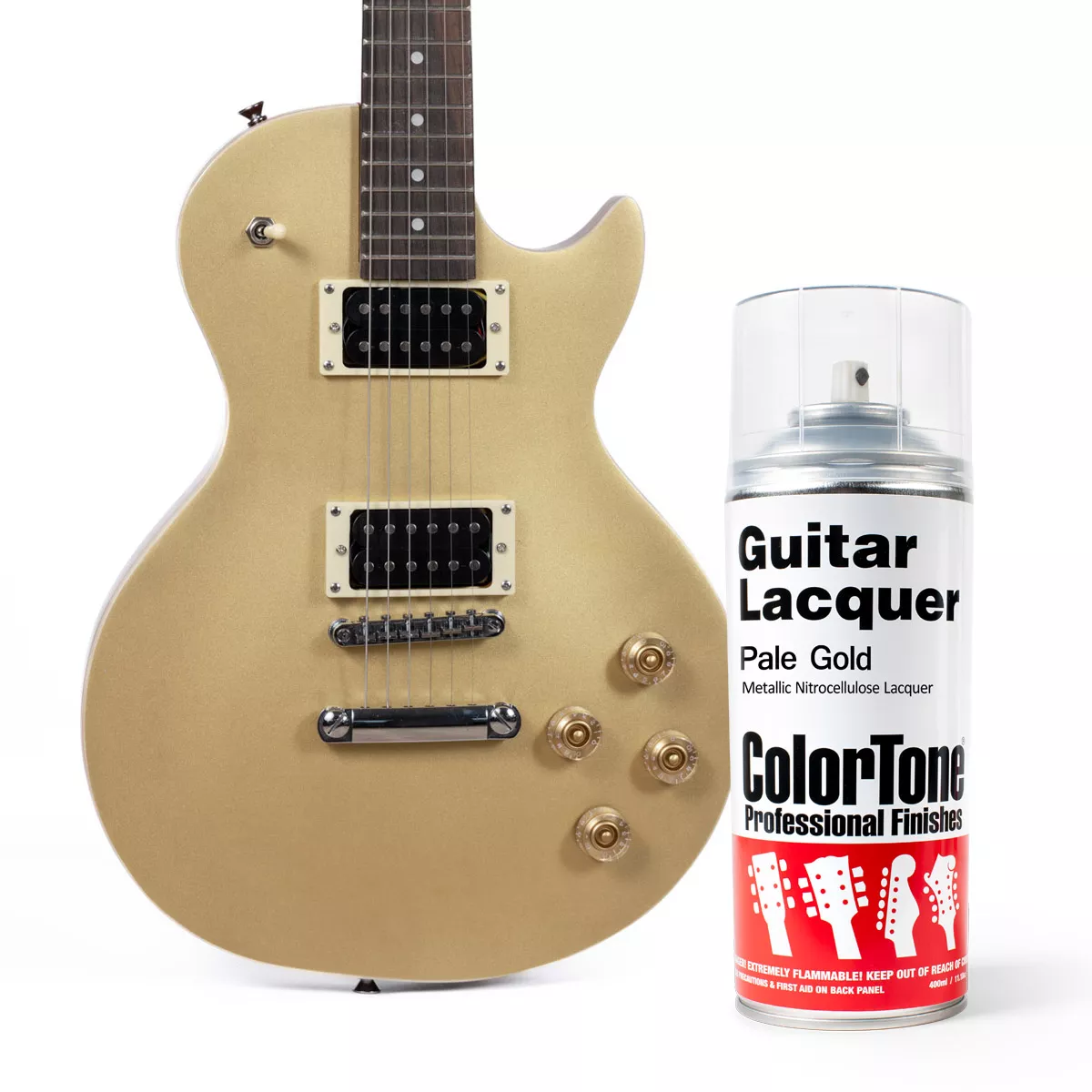 ColorTone-Sprühlack für Gitarren, Pale Gold ColorTone-Sprühlack für Gitarren, Pale Gold