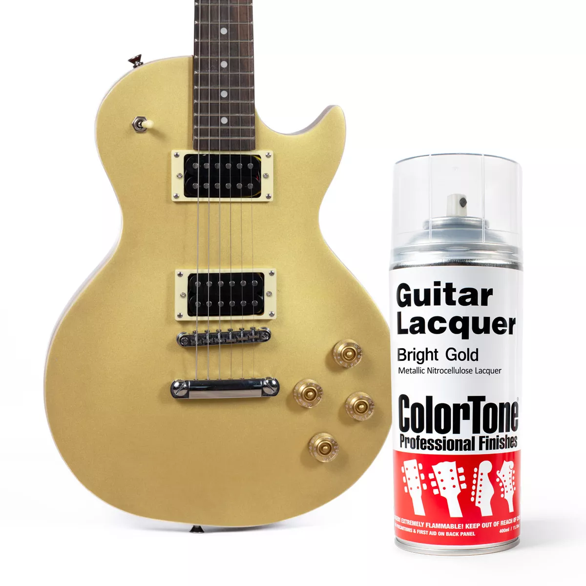 ColorTone-Sprühlack für Gitarren, Bright Gold ColorTone-Sprühlack für Gitarren, Bright Gold