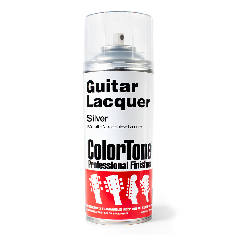 ColorTone-Sprühlack für Gitarren, Silver