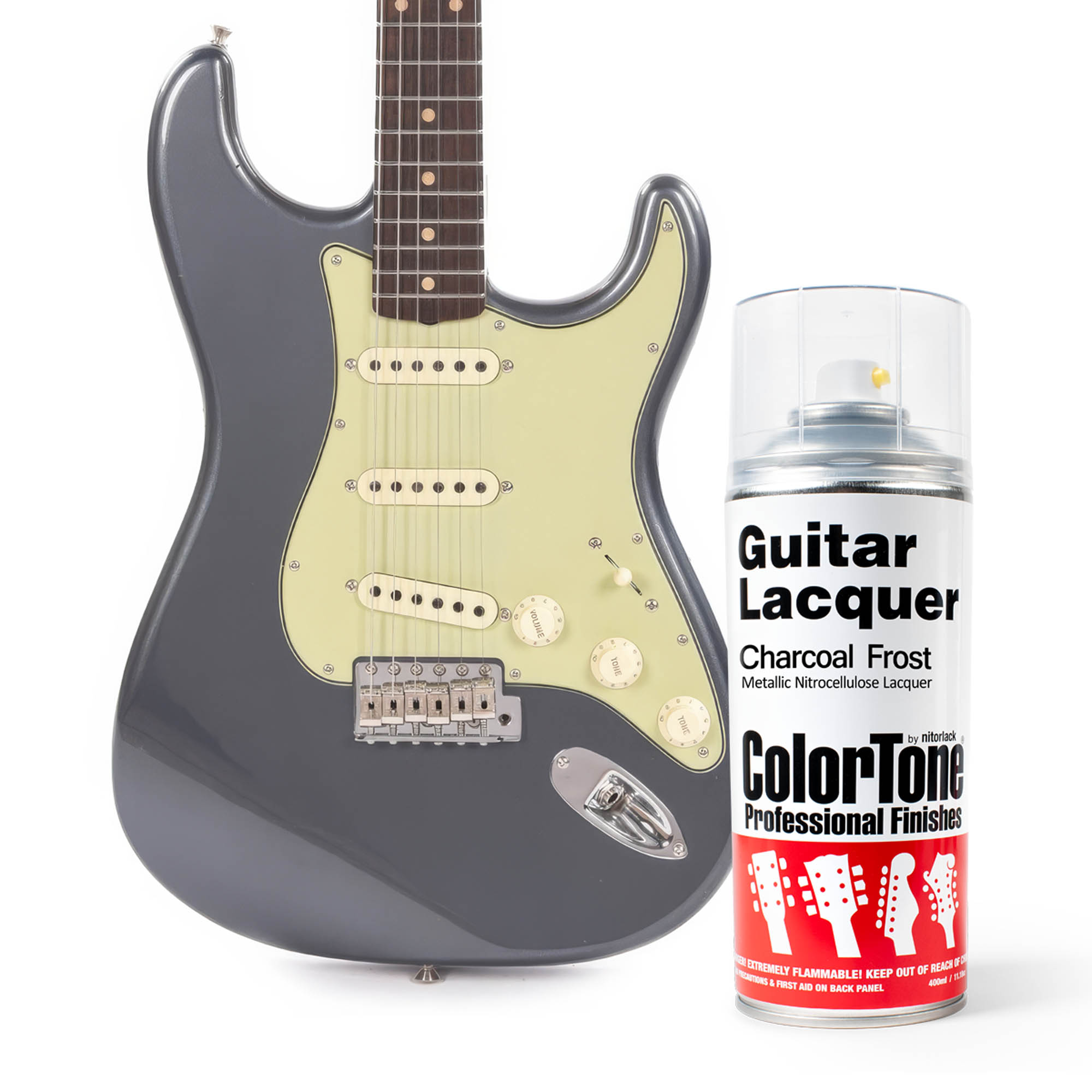 ColorTone-Sprühlack für Gitarren, Charcoal Frost