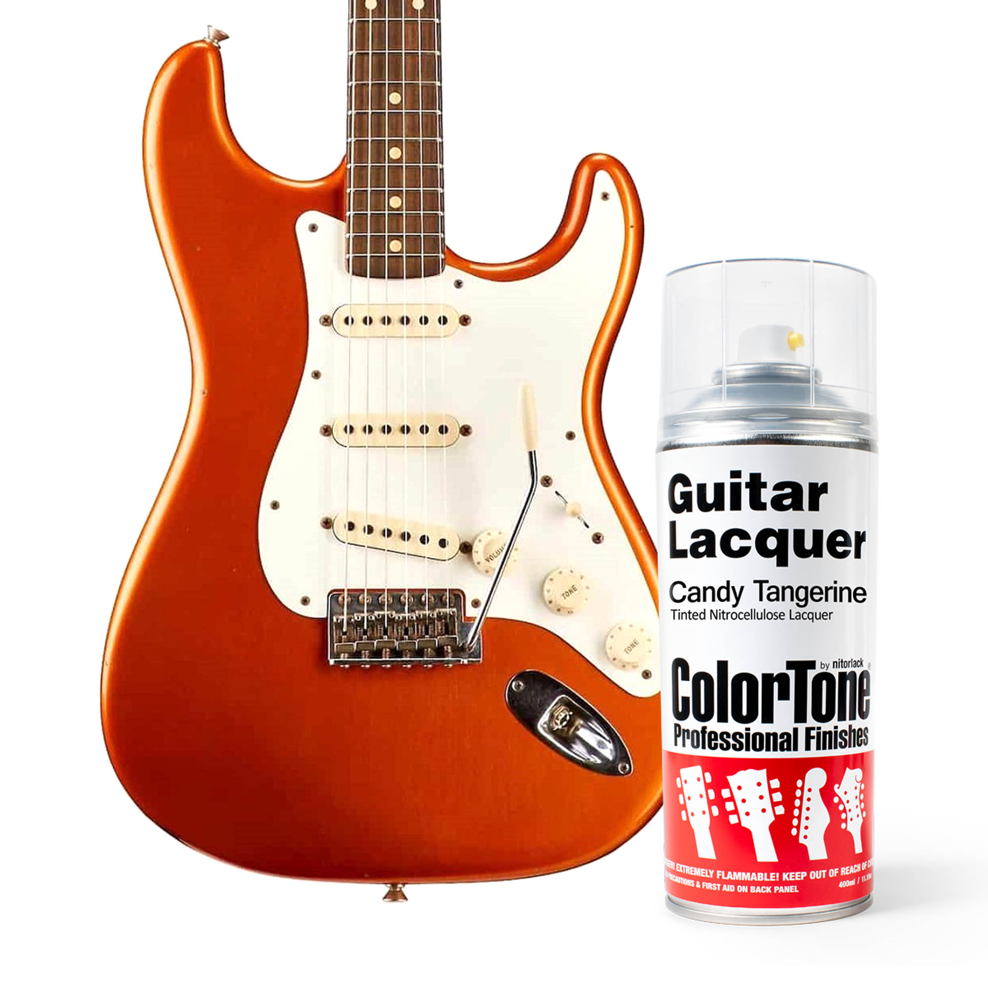 ColorTone-Sprühlack für Gitarren, Candy Tangerine