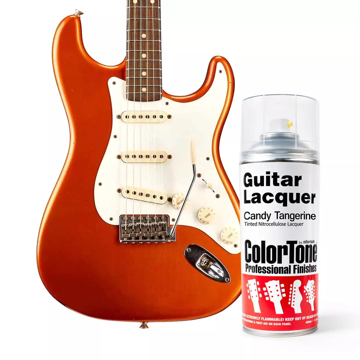 ColorTone-Sprühlack für Gitarren, Candy Tangerine ColorTone-Sprühlack für Gitarren, Candy Tangerine