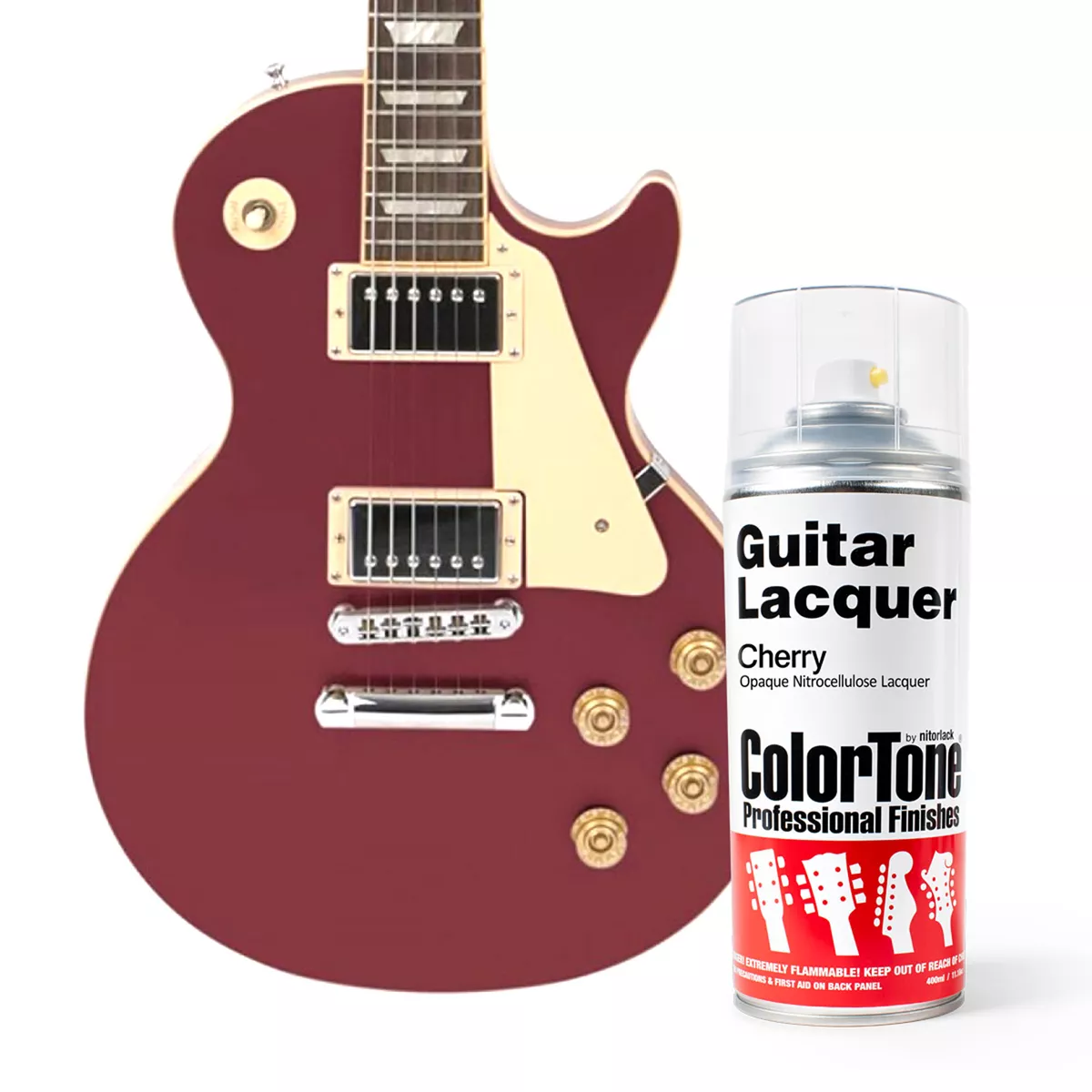 ColorTone-Sprühlack für Gitarren, Cherry ColorTone-Sprühlack für Gitarren, Cherry