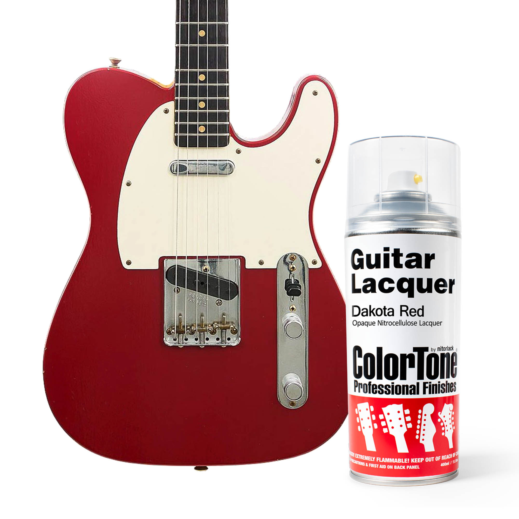 ColorTone-Sprühlack für Gitarren, Dakota Red