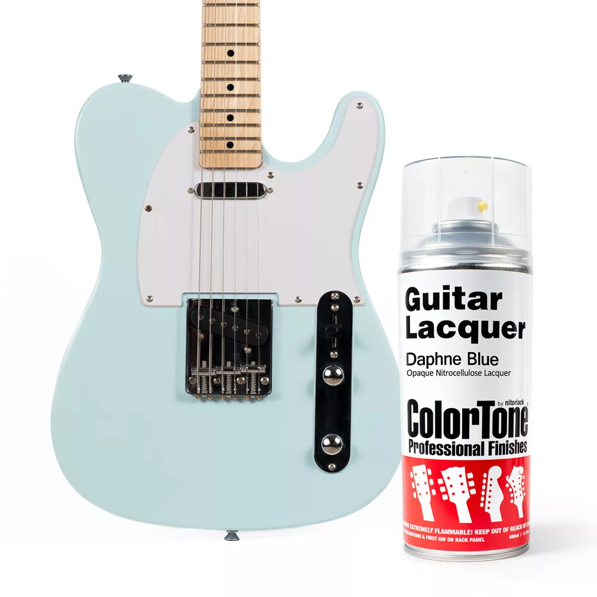 ColorTone-Sprühlack für Gitarren, Daphne Blue ColorTone-Sprühlack für Gitarren, Daphne Blue