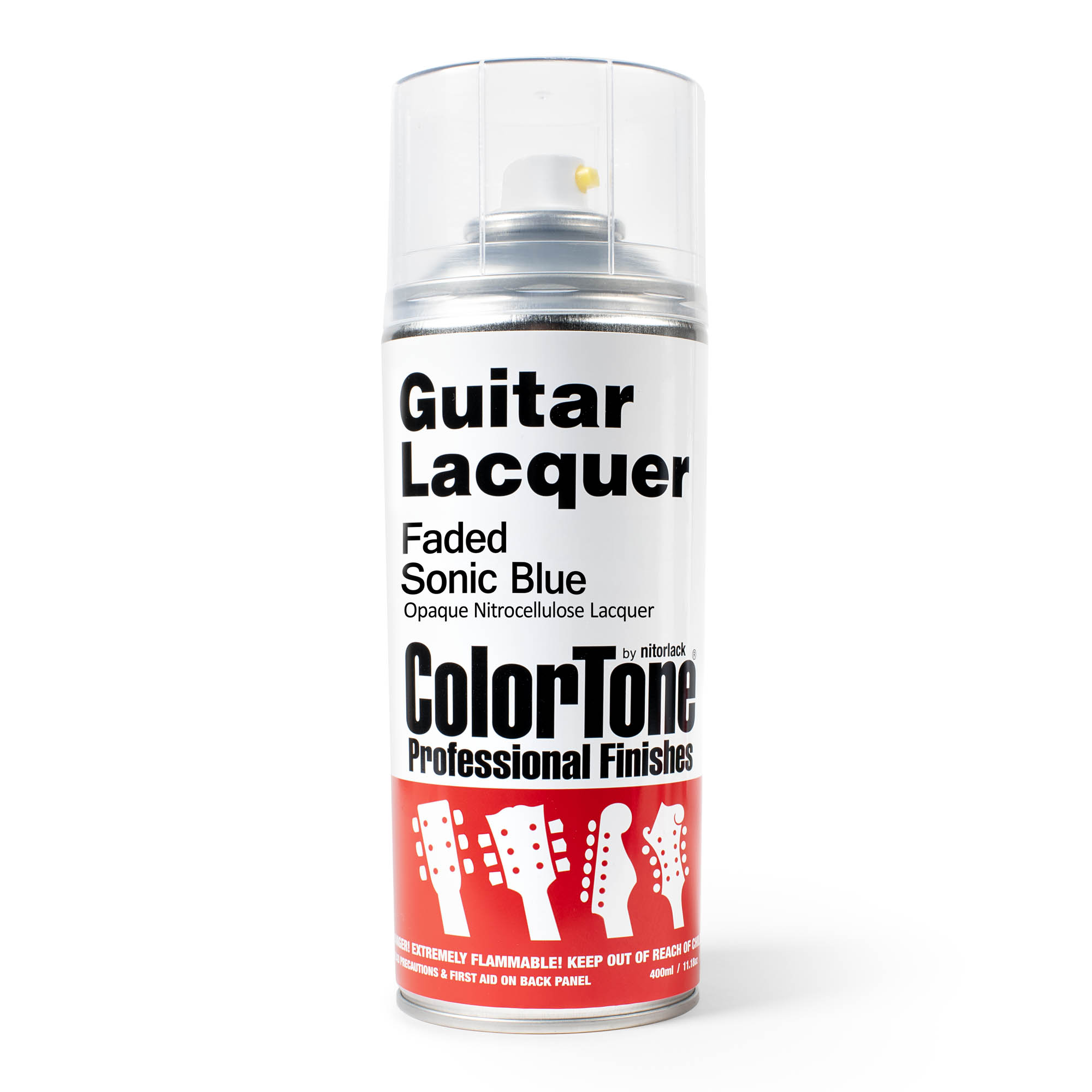 ColorTone-Sprühlack für Gitarren, Faded Sonic Blue