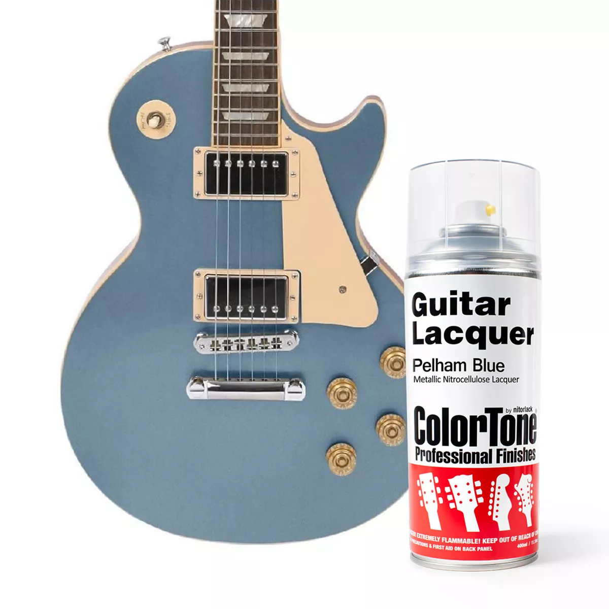 ColorTone-Sprühlack für Gitarren, Pelham Blue ColorTone-Sprühlack für Gitarren, Pelham Blue