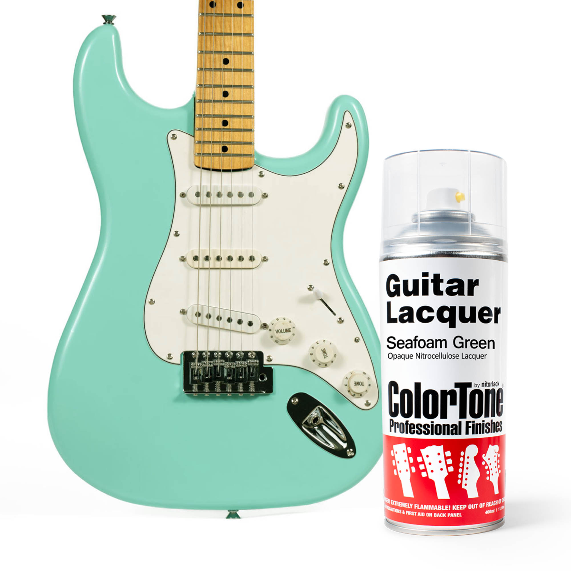 ColorTone-Sprühlack für Gitarren, Seafoam Green