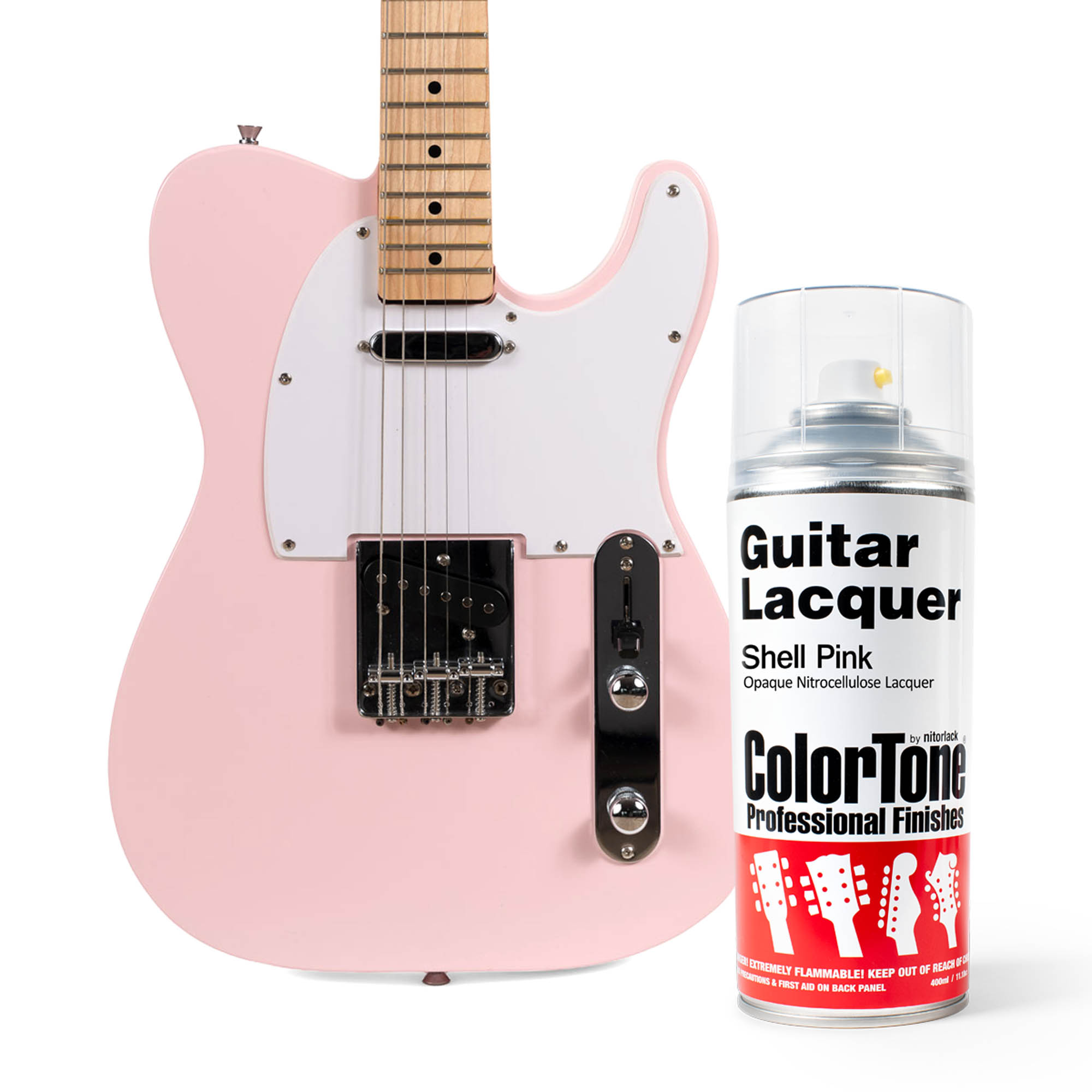 ColorTone-Sprühlack für Gitarren, Shell Pink