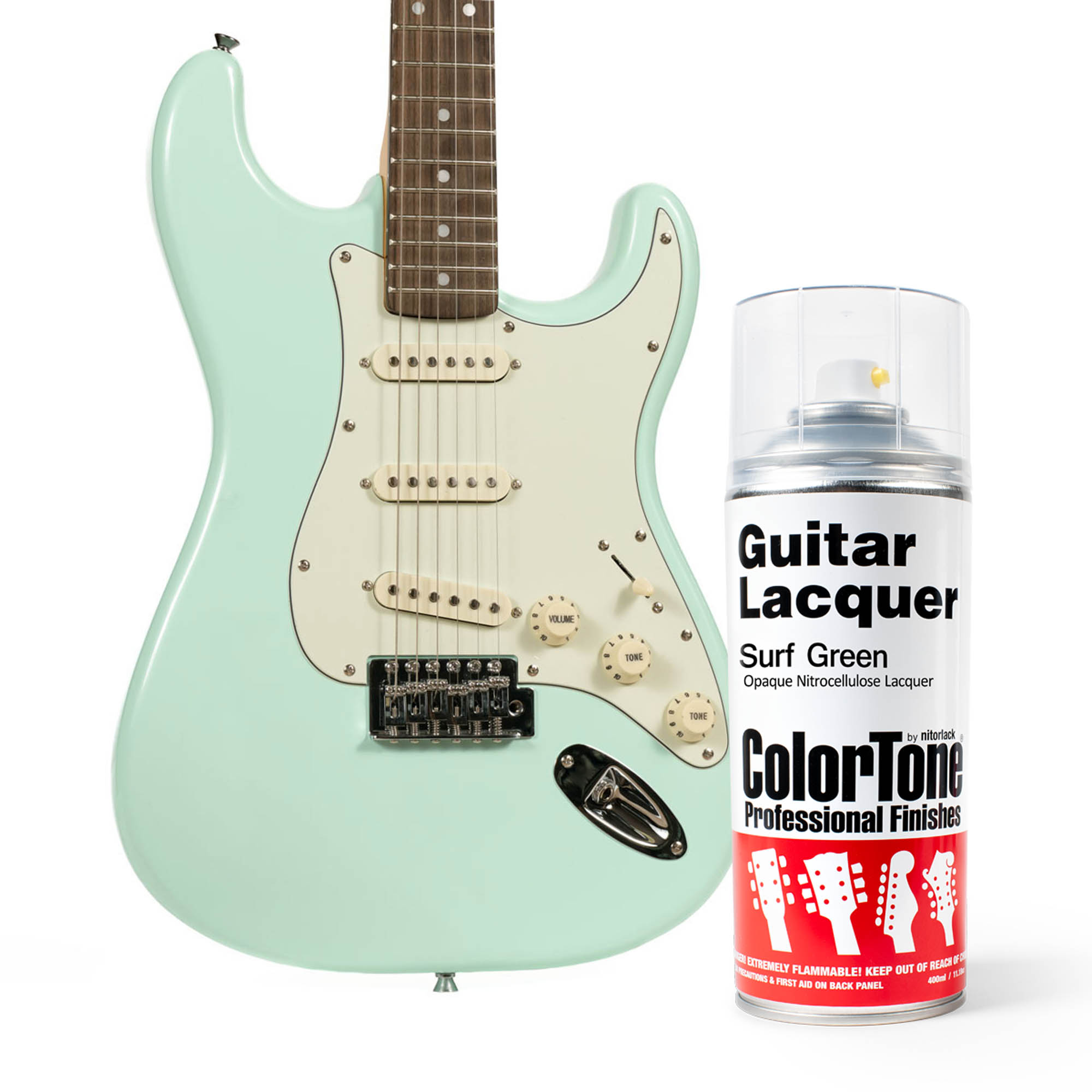 ColorTone-Sprühlack für Gitarren, Surf Green ColorTone-Sprühlack für Gitarren, Surf Green