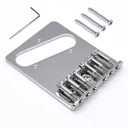 StewMac 6-Saddle Steg für Tele, Chrome