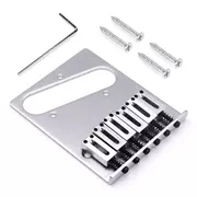 StewMac Modern Steg für Tele, Satin Chrome