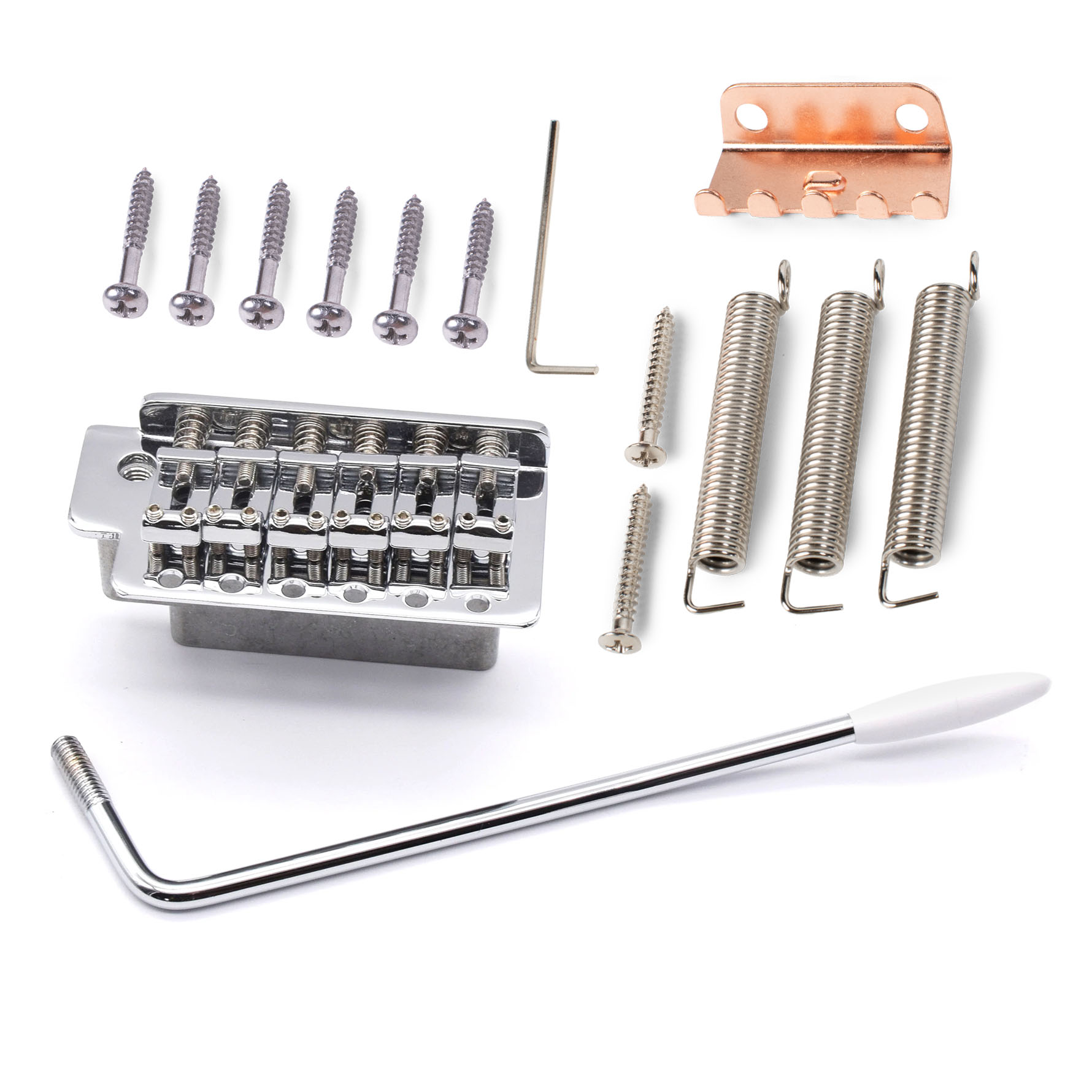 StewMac Tremolo 6-Screw&nbsp;, Chrom