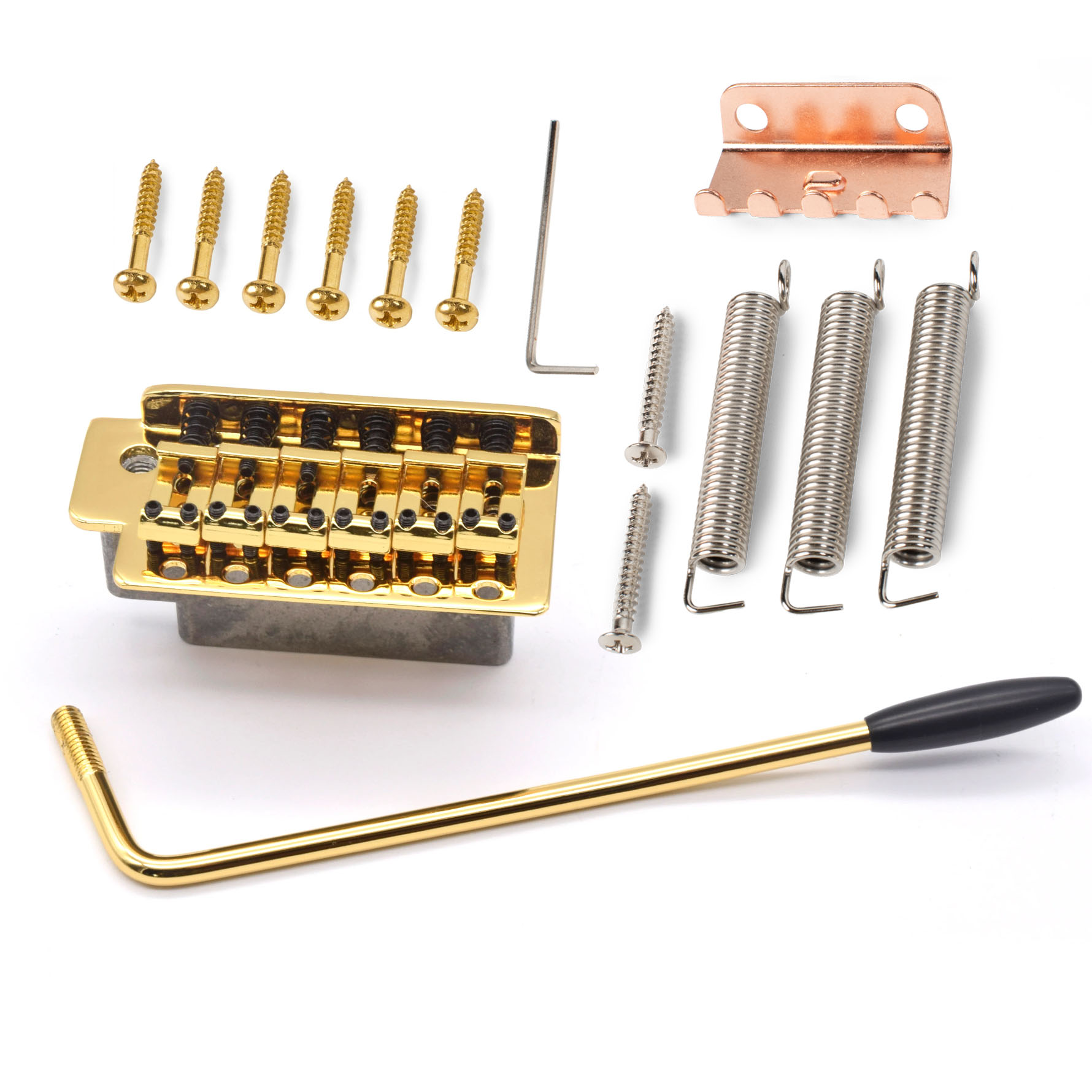 StewMac Tremolo mit 6-Screw&nbsp;, Gold