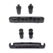 StewMac 7-String Tune-o-matic Steg und Rückteil, schwarz