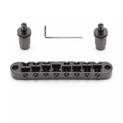 StewMac Tune-O-Matic Steg, 8-String, schwarz, Nickel