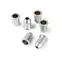 StewMac Guitar Saite-Through Bullet Ferrules, Satin Chrome, 6er-Set StewMac Guitar Saite-Through Bullet Ferrules, Satin Chrome, 6er-Set