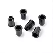 StewMac Guitar Saite-Through Bullet Ferrules, schwarz, 6er-Set