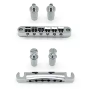 StewMac Tune-o-matic Steg und Tailpiece, Chrom