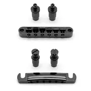 StewMac Tune-o-matic Steg und Rücksteg, schwarz