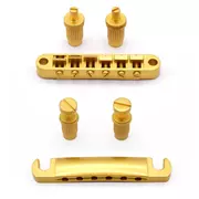 StewMac Tune-o-matic Steg und Tailpiece, Satin Gold
