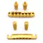 StewMac Tune-o-matic Steg und Tailpiece, Satin Gold StewMac Tune-o-matic Steg und Tailpiece, Satin Gold