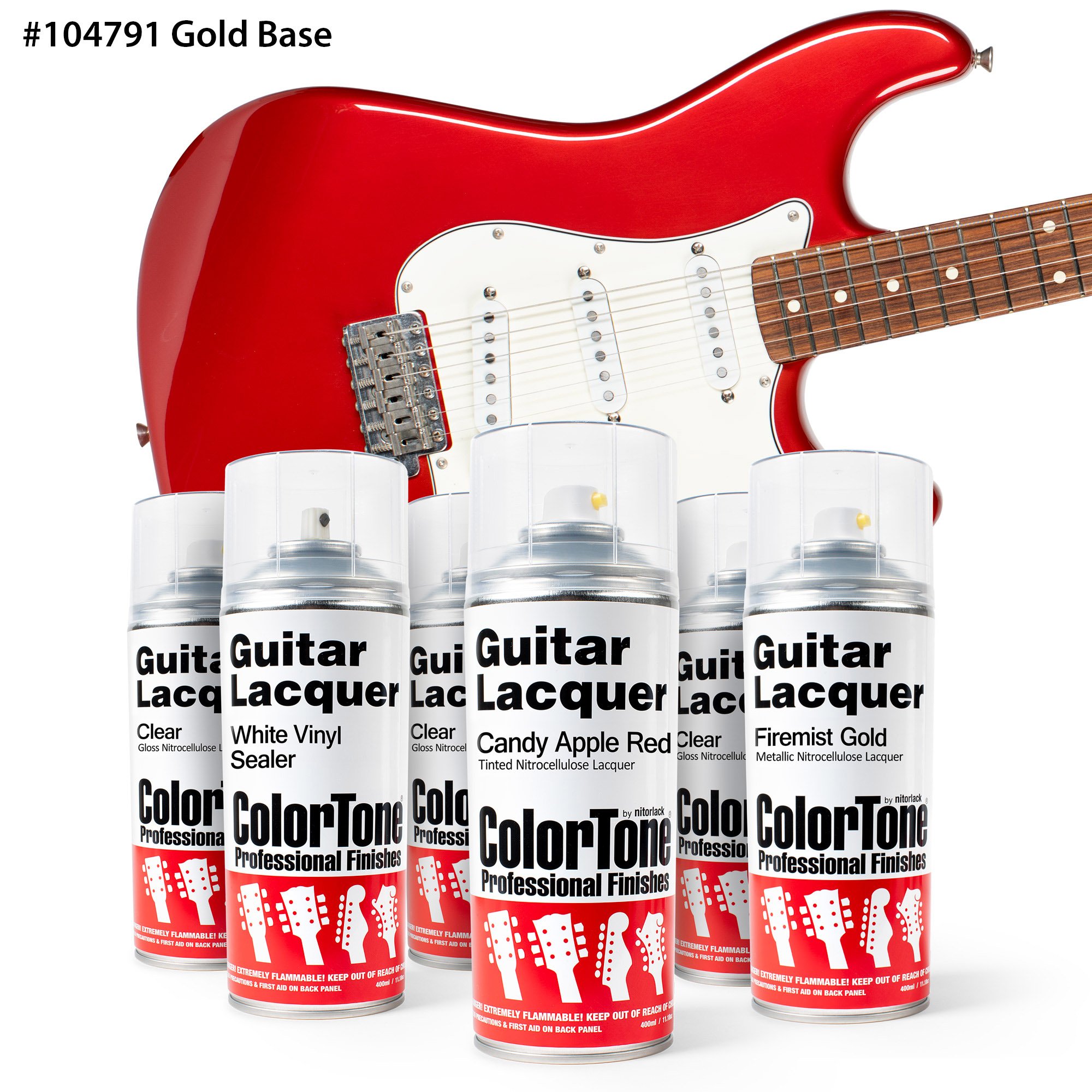 ColorTone Aerosol-Finishing-Set für Süßigkeiten in Apfelrot