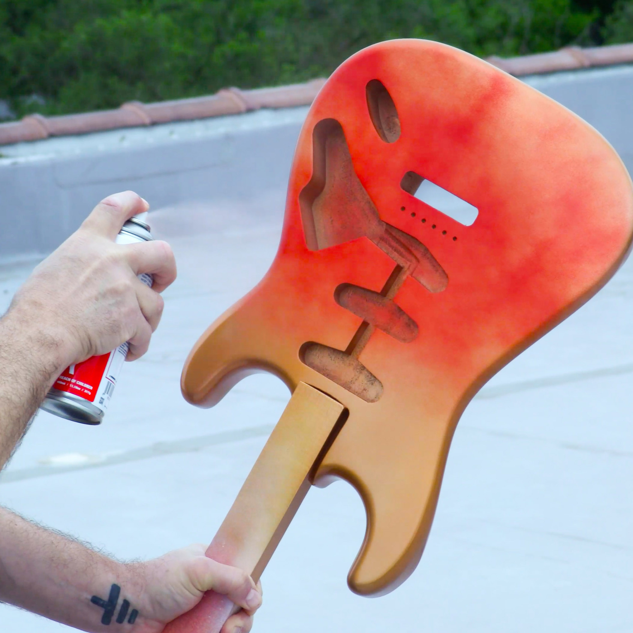 ColorTone Aerosol-Finishing-Set für Süßigkeiten in Apfelrot