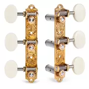 LIMITED EDITION Klassische Sloane-Tuner mit Aluminiumrollen, Grundplatte, Ivoroid-Knöpfen