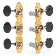 LIMITED EDITION Klassische Sloane-Tuner mit Aluminiumrollen, Deco-Grundplatte, knöchernen Knöpfen