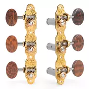 LIMITED EDITION Klassische Sloane-Tuner mit Aluminiumrollen, Deco-Grundplatte, Schlangenknöpfen