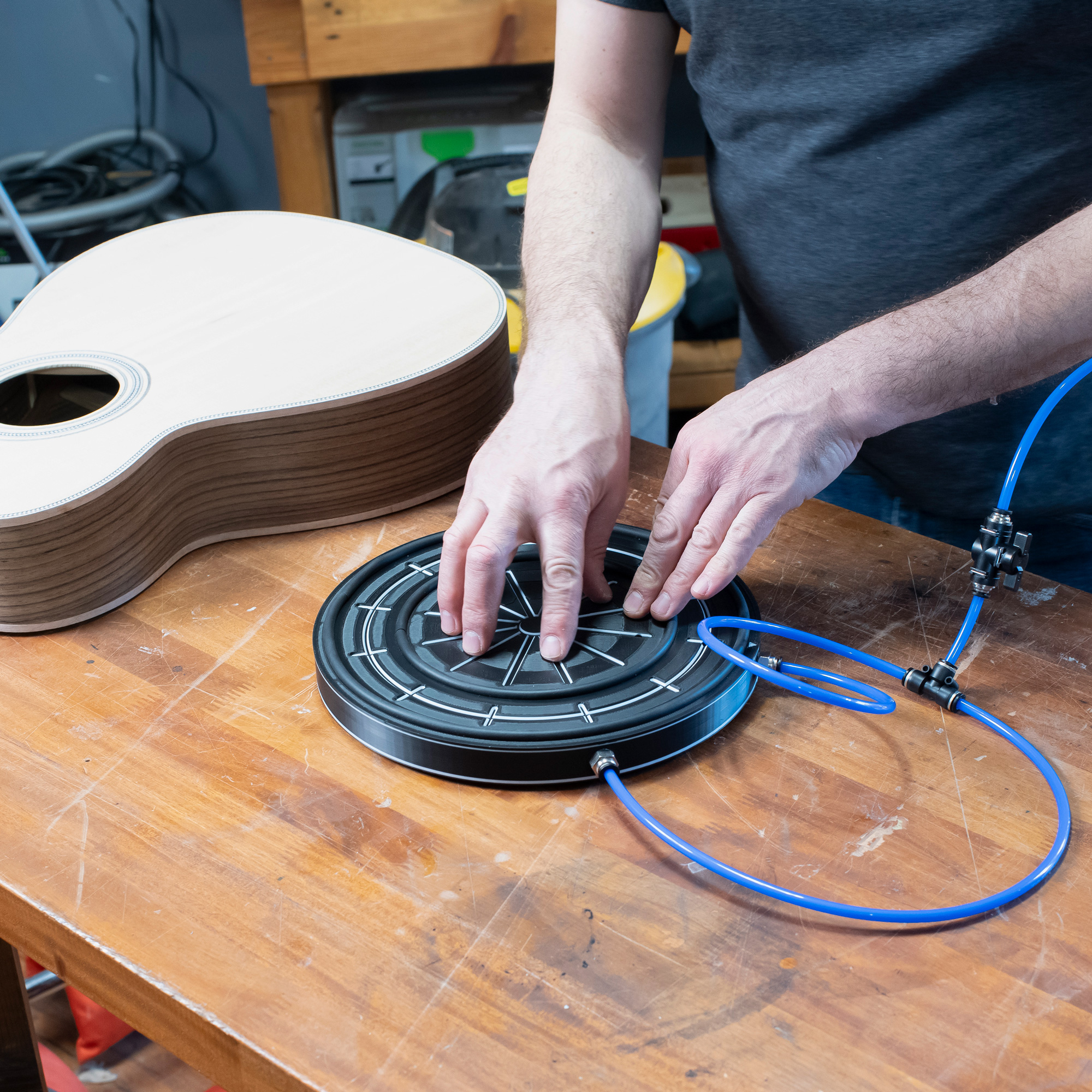 Doppelseitige Tisch-Vakuumklemme