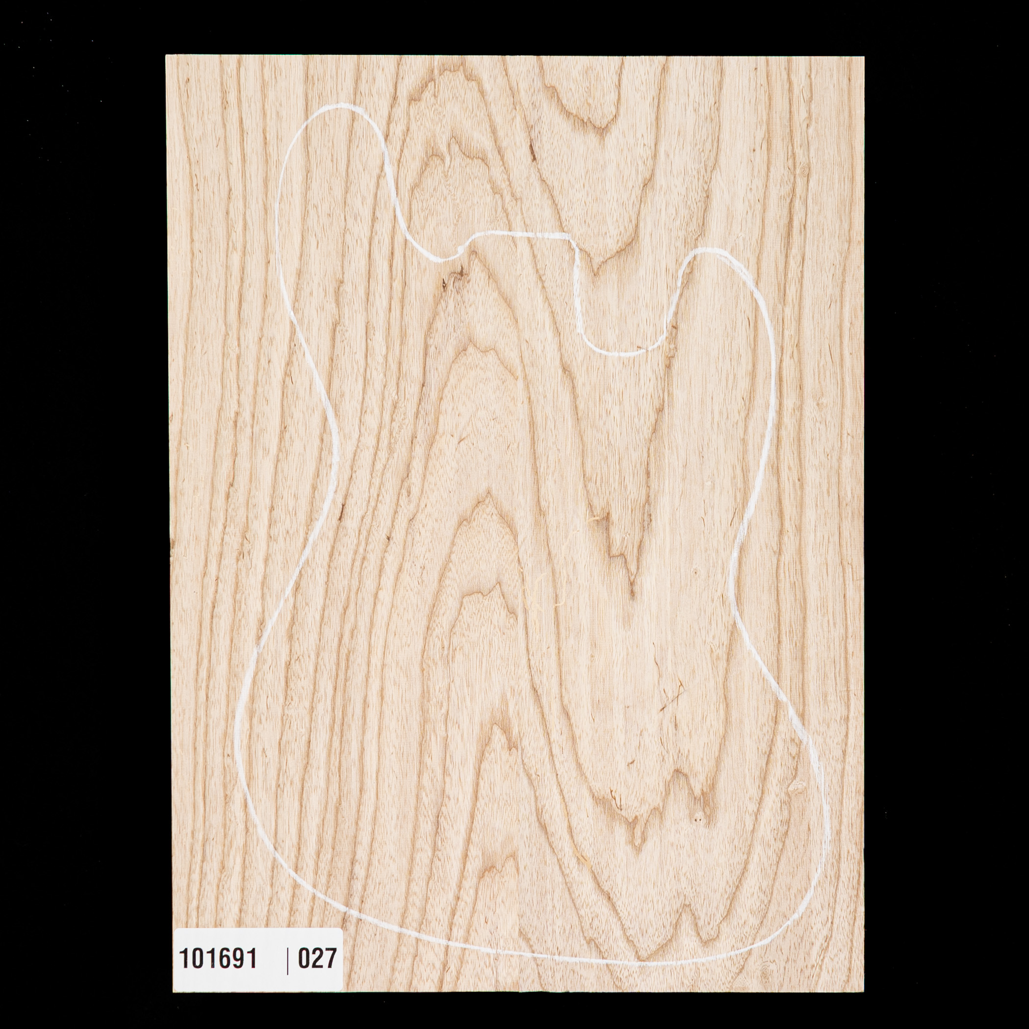 Swamp Ash Oversized Body Blank, 2-Piece (11 lb) - 027
