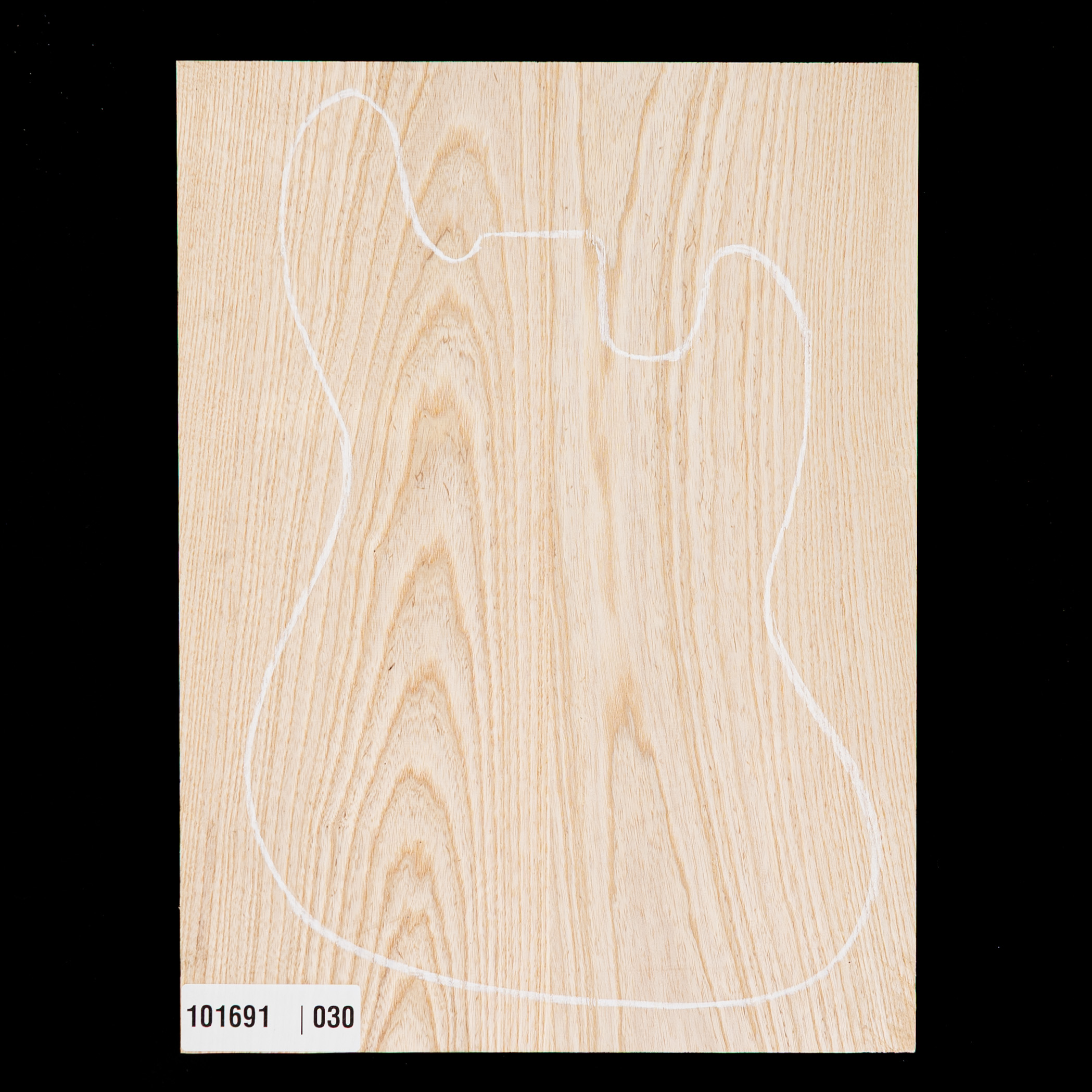 Swamp Ash Oversized Body Blank, 2-Piece (11.2 lb) - 030