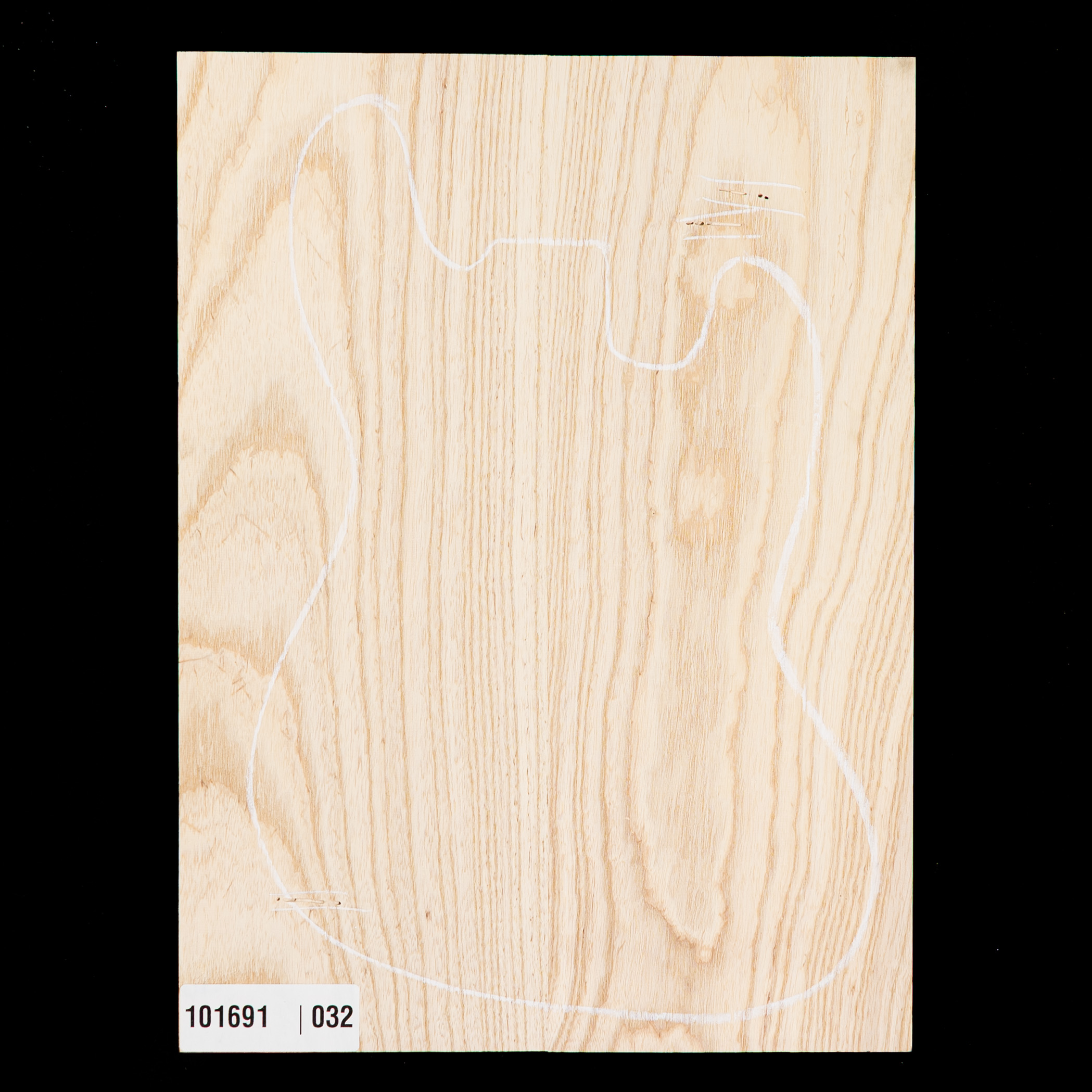 Swamp Ash Oversized Body Blank, 2-Piece (12.3 lb) - 032
