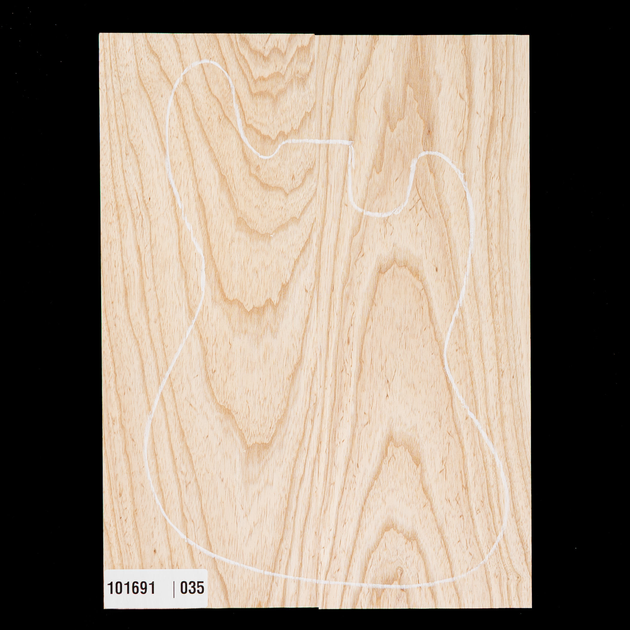 Übergroßer Body Blank Swamp Ash, 2-Piece (13,4 lb) – 035